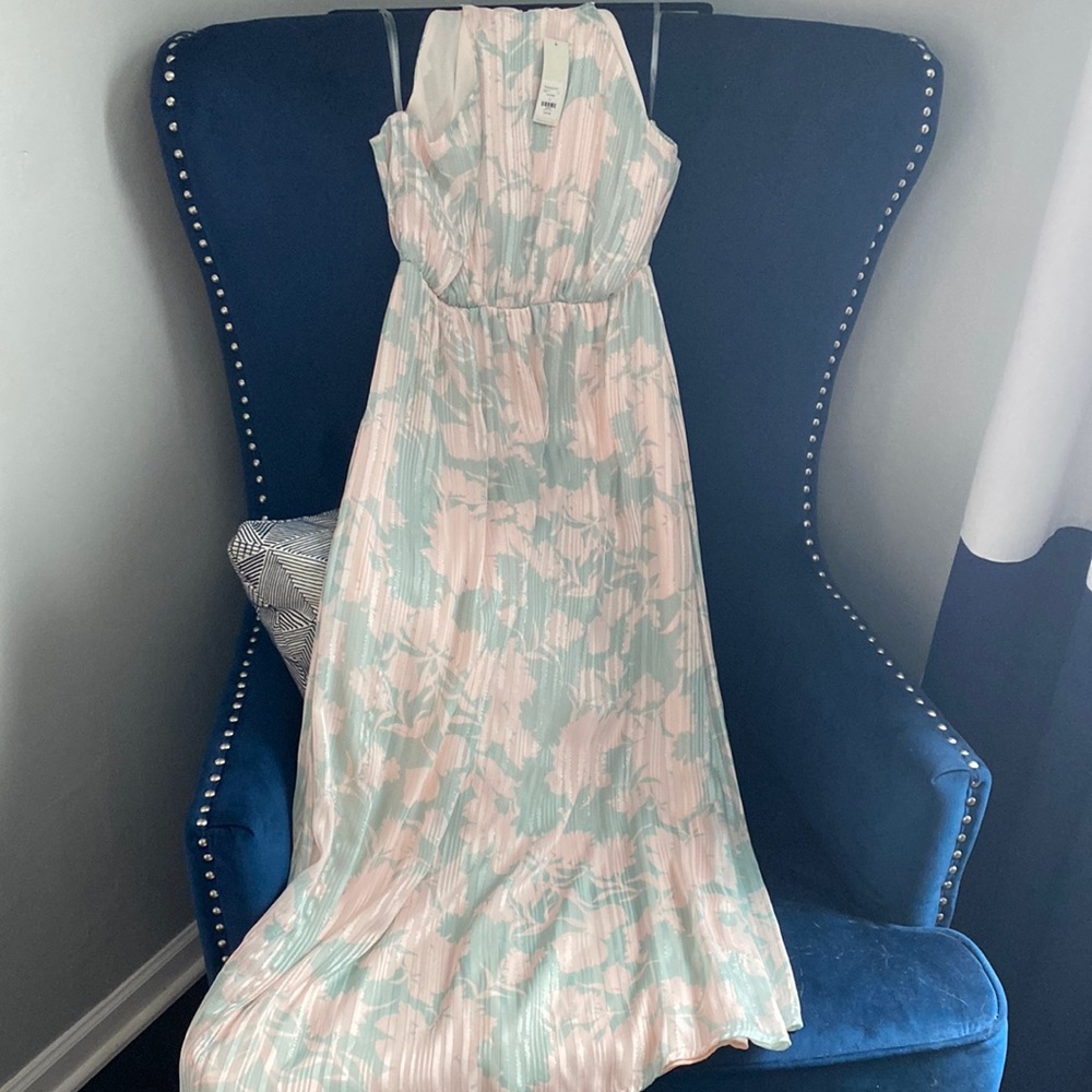 Francesca’s high neck maxi dress